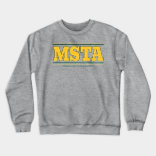 MSTA Old School Marquette Green/Yellow Crewneck Sweatshirt